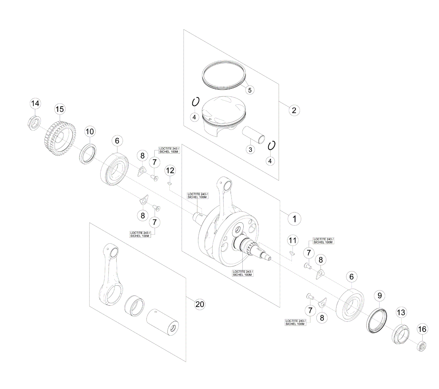 CRANKSHAFT - PISTON