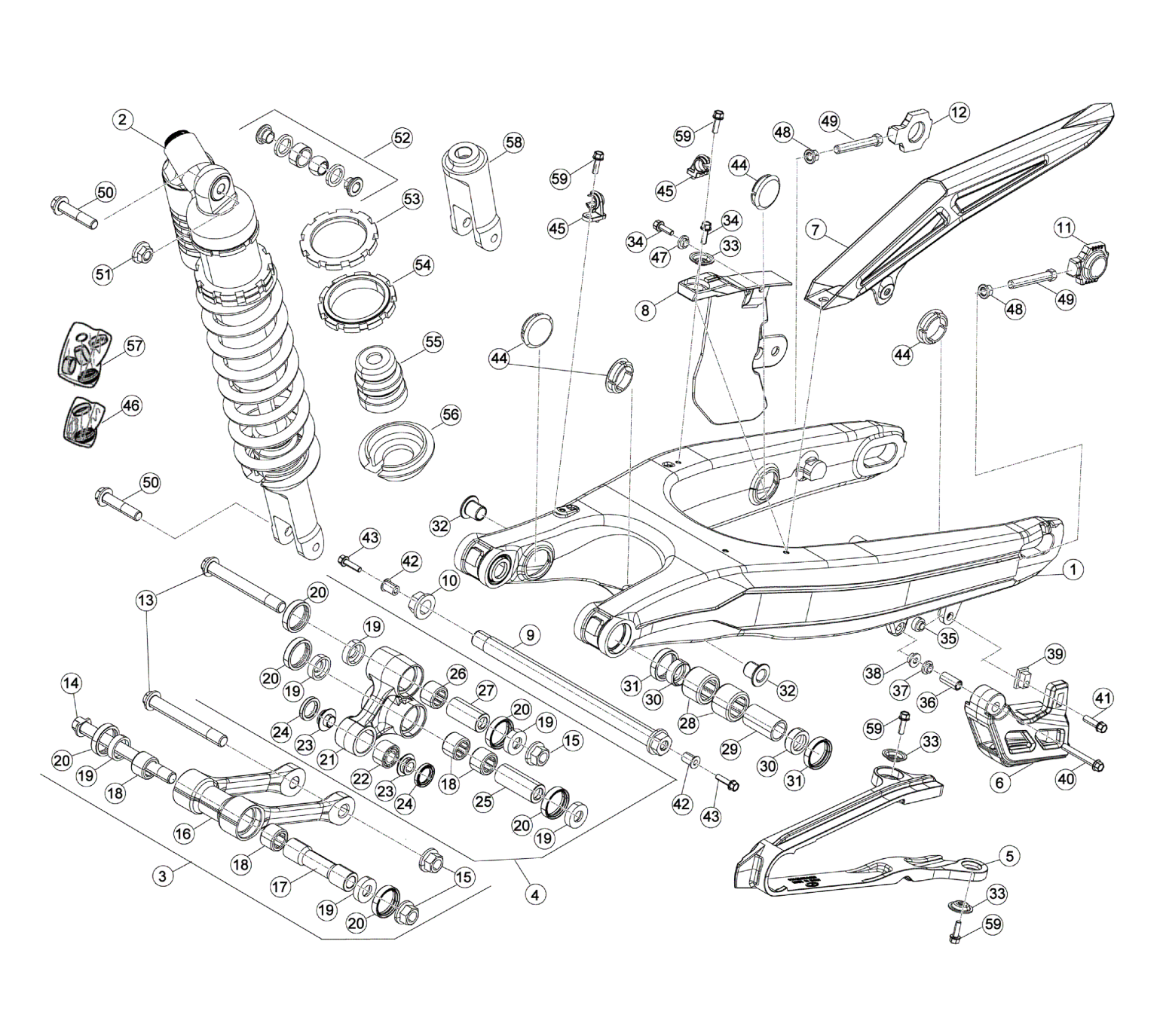 REAR SWING ARM