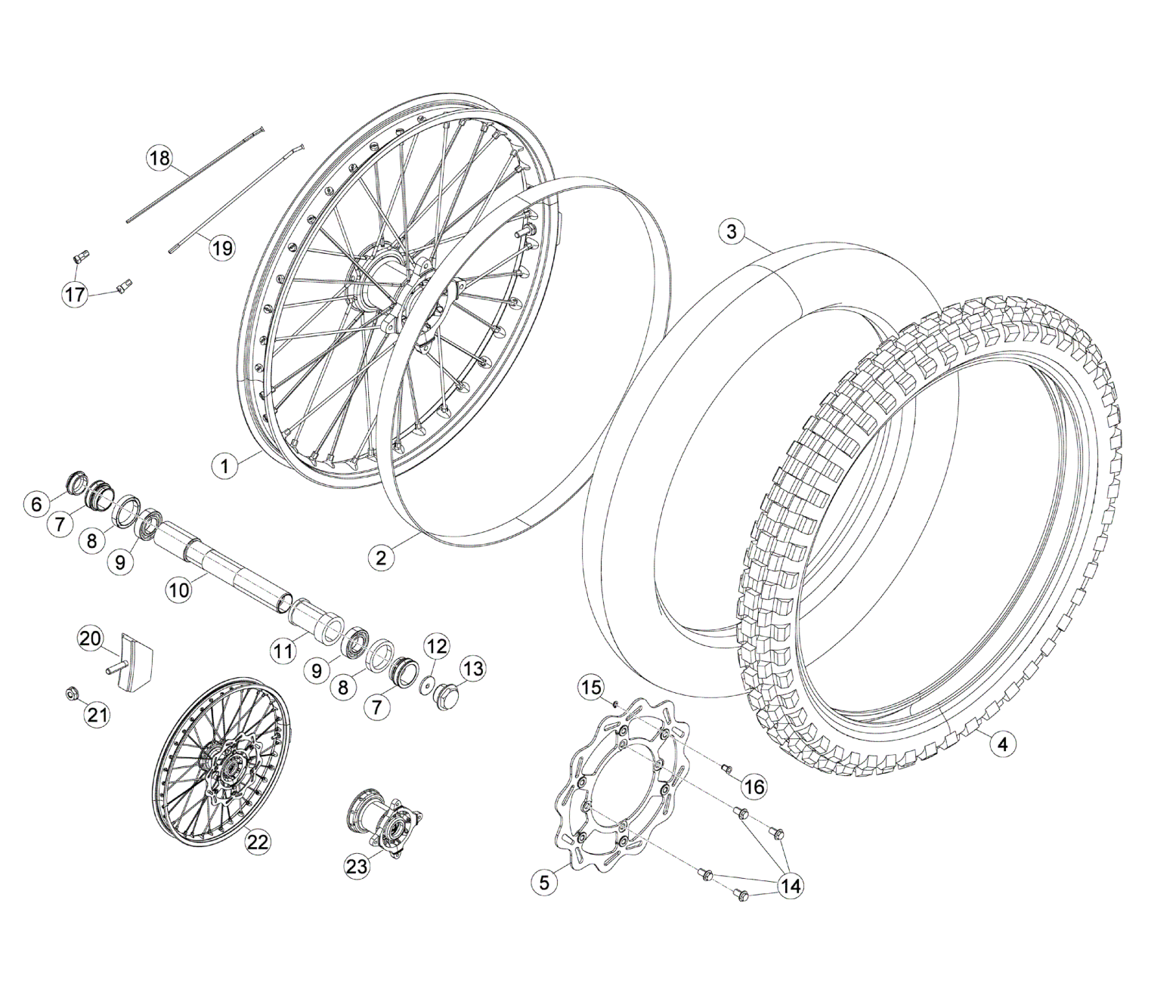 FRONT WHEEL