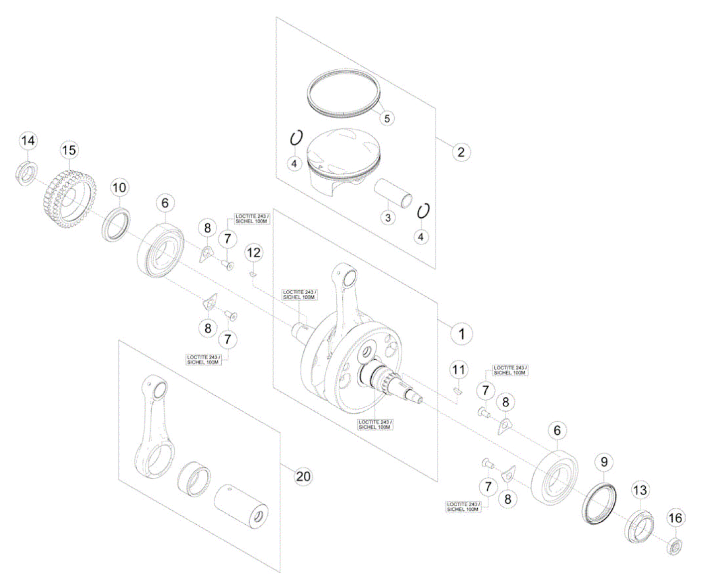 CRANKSHAFT - PISTON