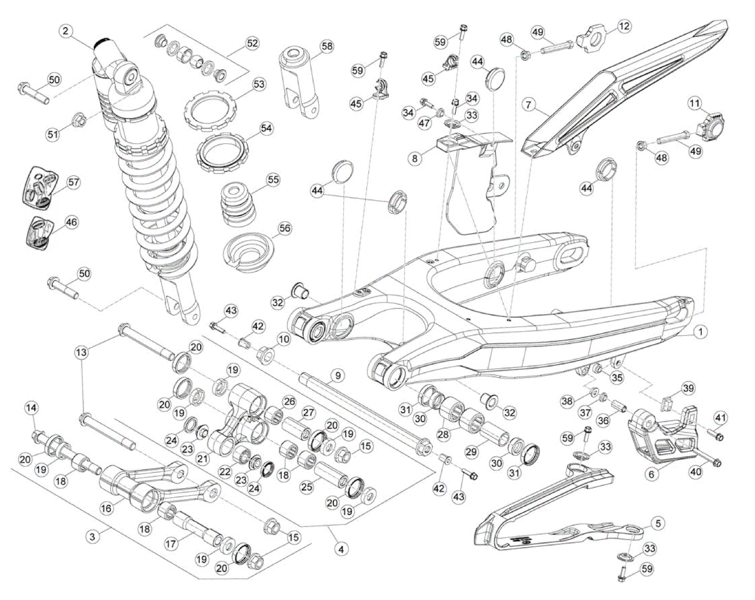 REAR SWING ARM