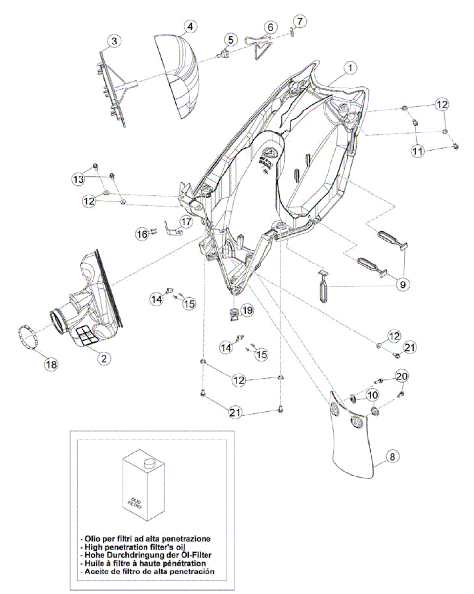 AIR BOX - REAR FENDER