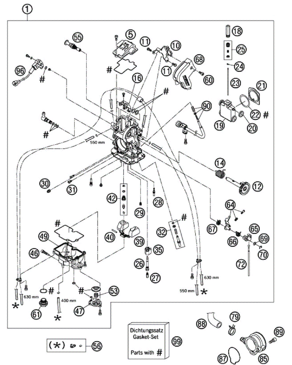 CARBURATOR (400-450-525)