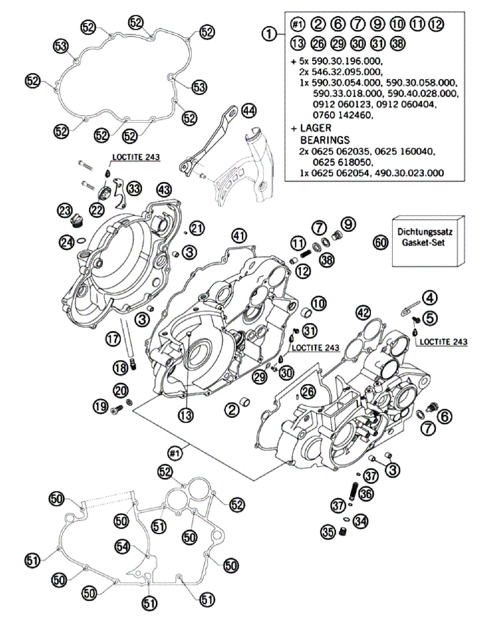 CRANKCASE CARTER