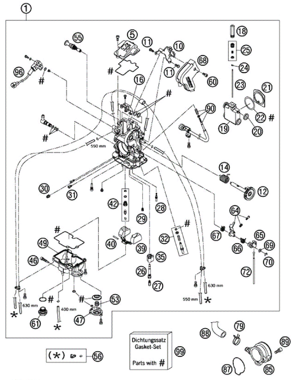 CARBURATOR (400-450-525)