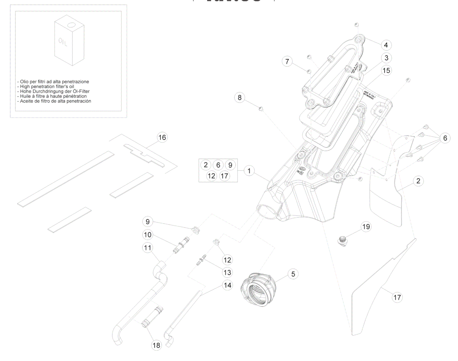 AIR BOX - REAR FENDER