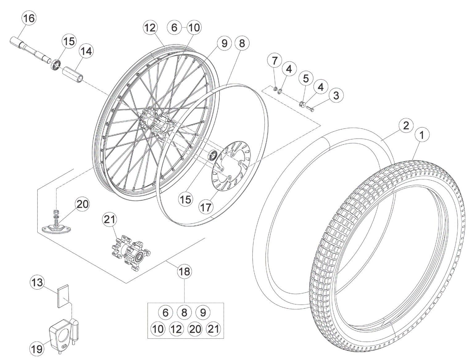FRONT WHEEL