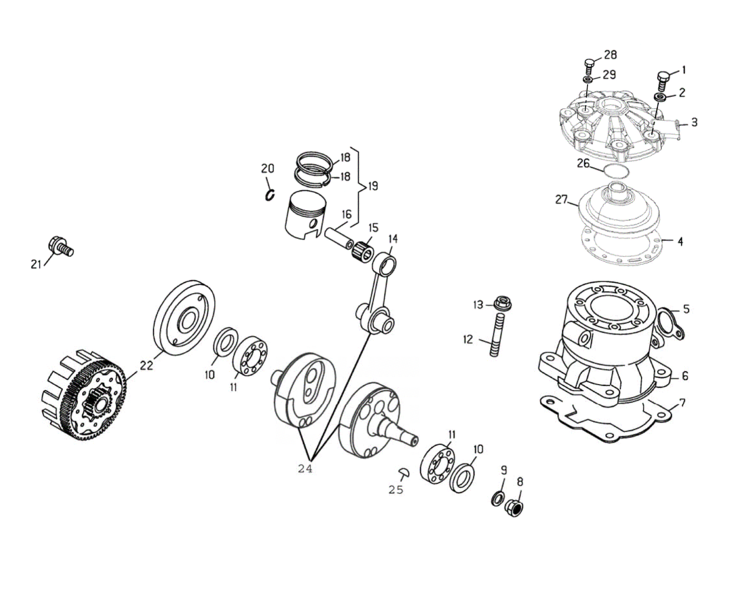 CRANKSHAFT - CYLINDER