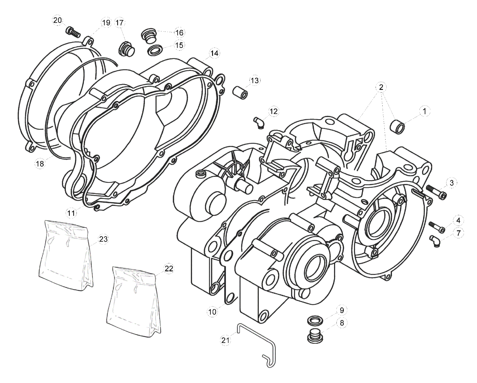 CRANKCASE CARTER