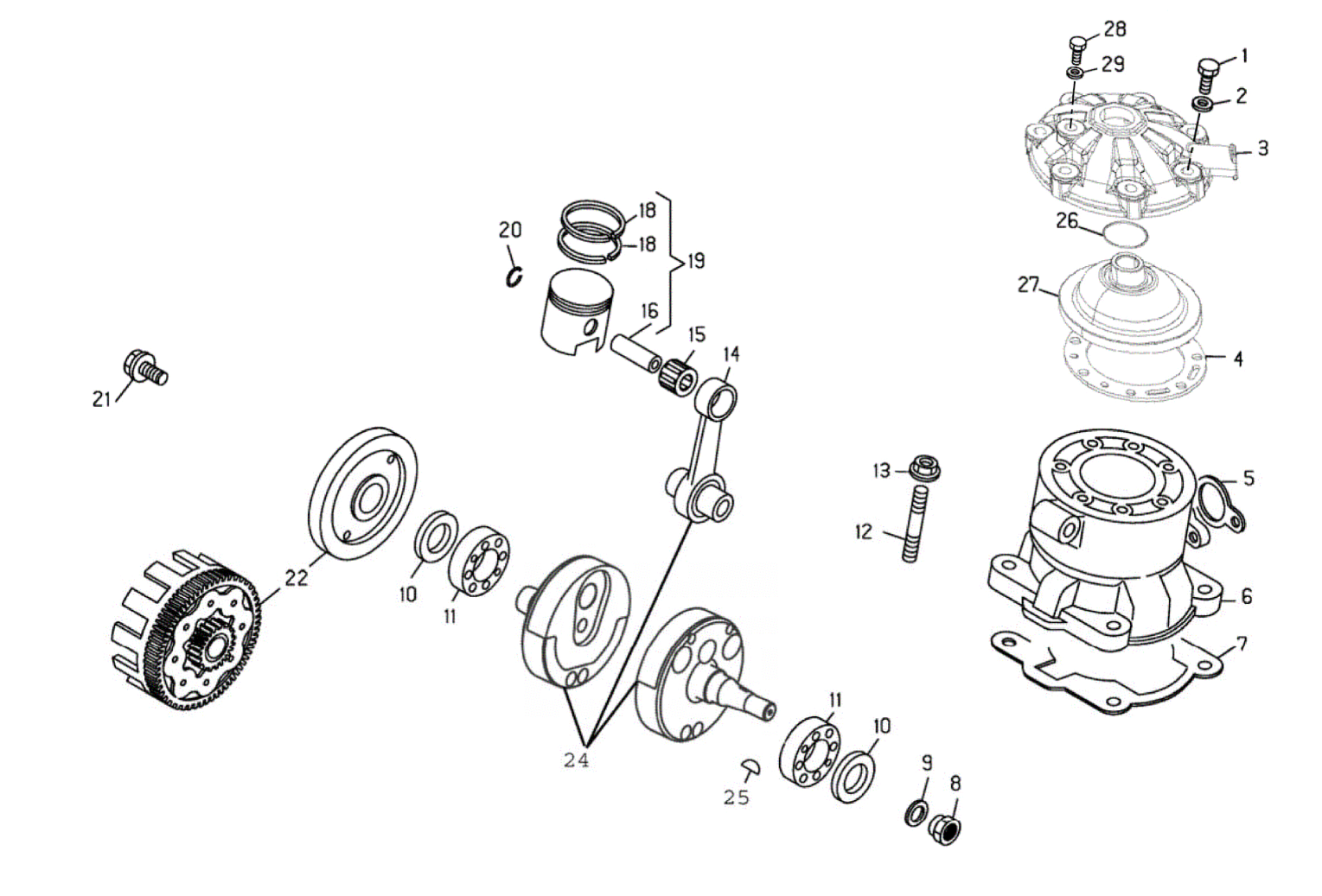 CRANKSHAFT - CYLINDER