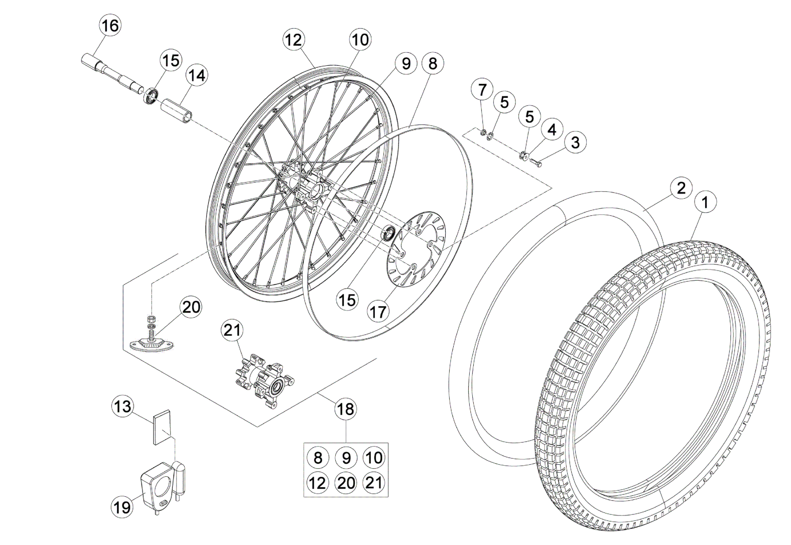 FRONT WHEEL