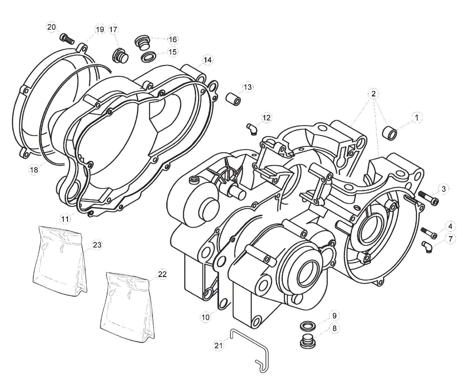 CRANKCASE CARTER
