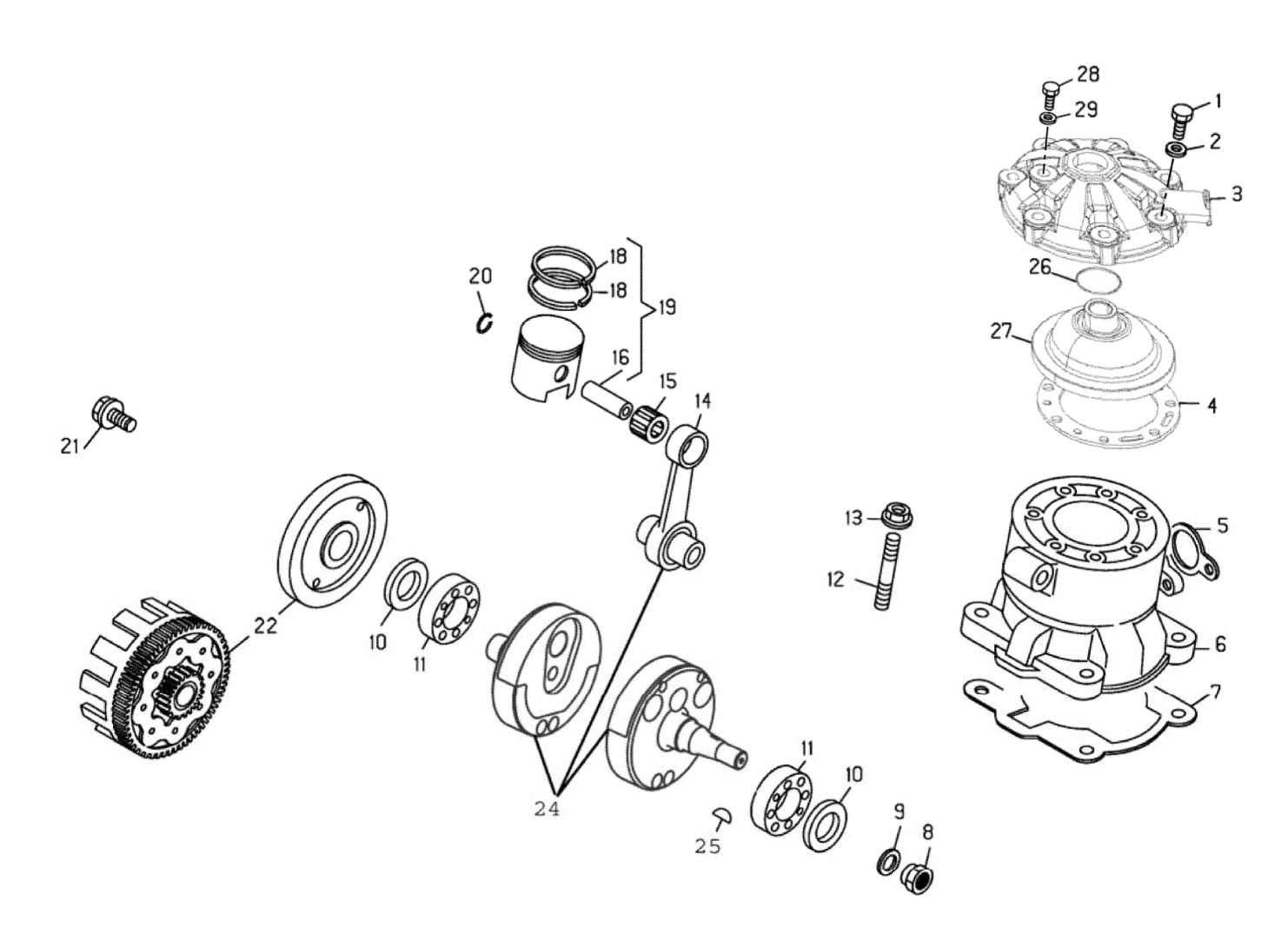 CRANKSHAFT - CYLINDER
