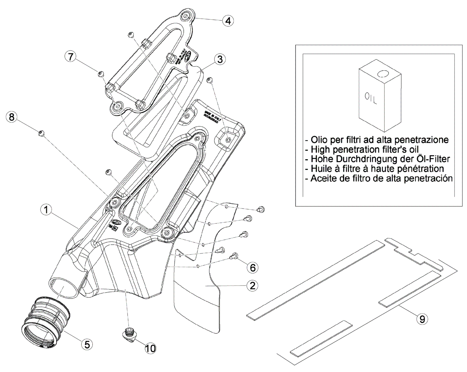 AIR BOX - REAR FENDER