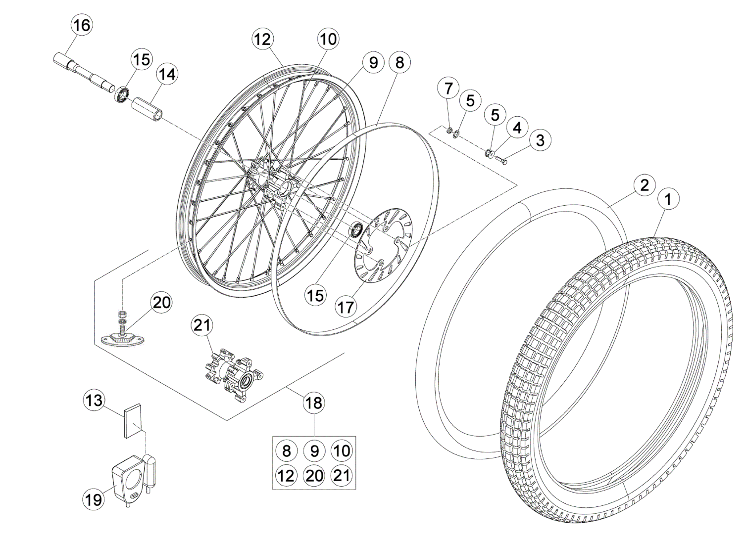 FRONT WHEEL