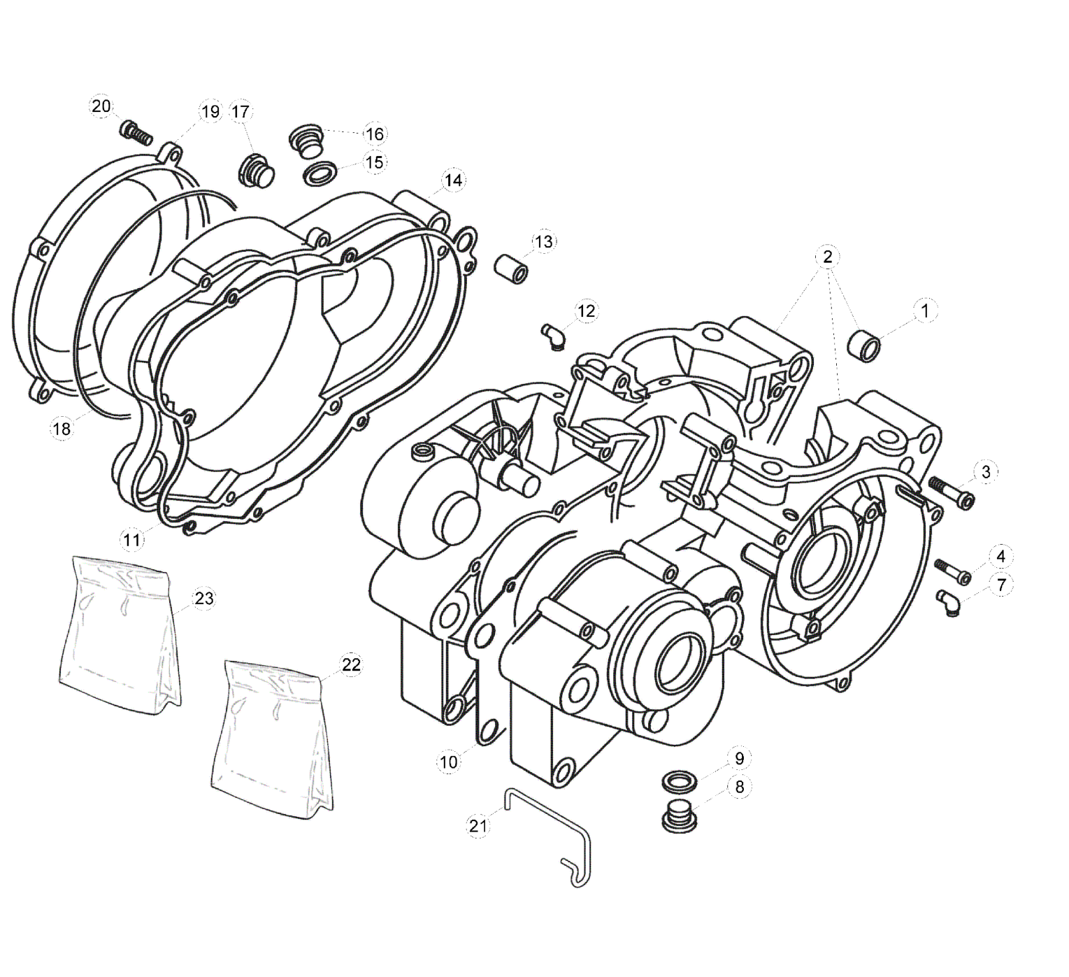 CRANKCASE CARTER