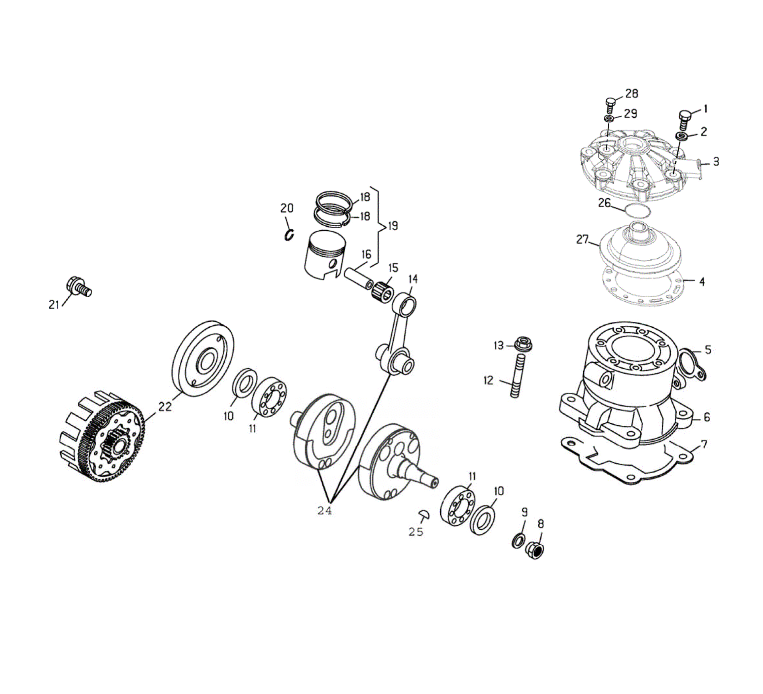 CRANKSHAFT - CYLINDER