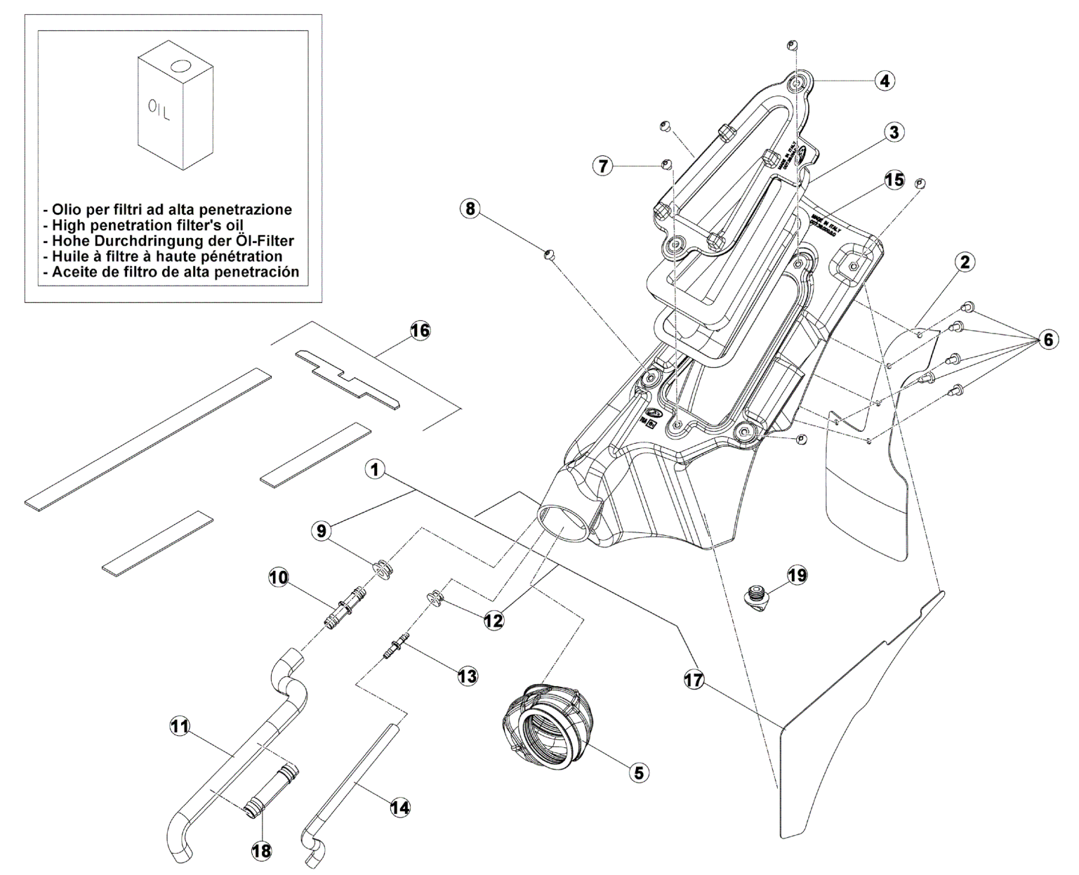 AIR BOX - REAR FENDER