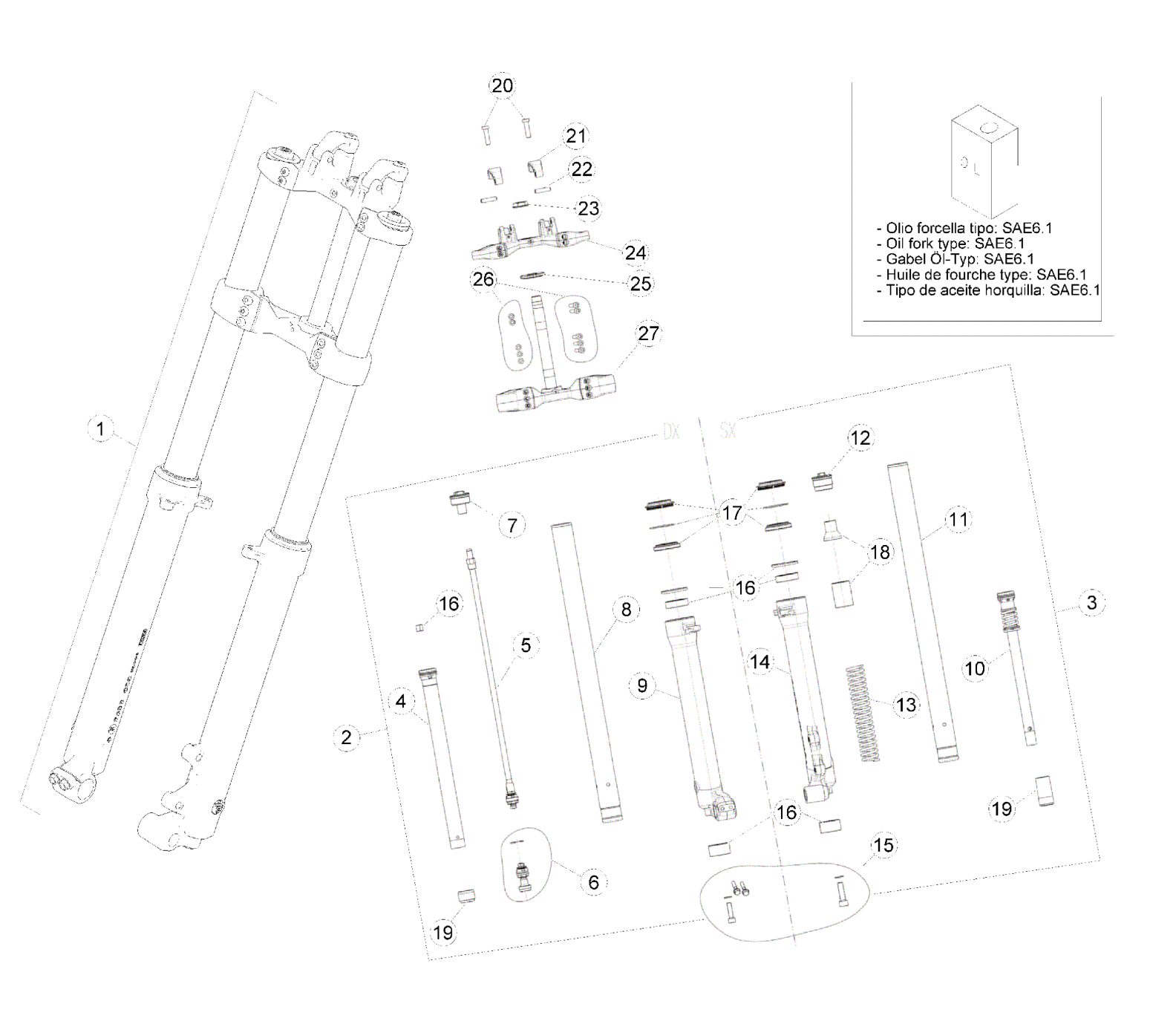 FRONT FORK (SENIOR)