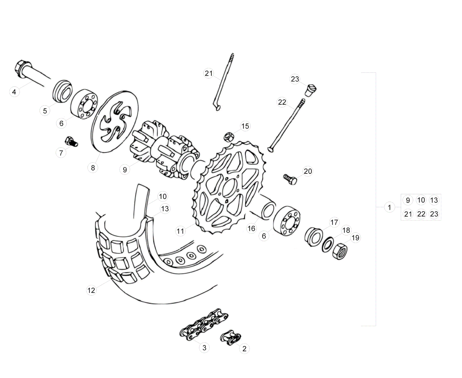 REAR WHEEL (SENIOR)