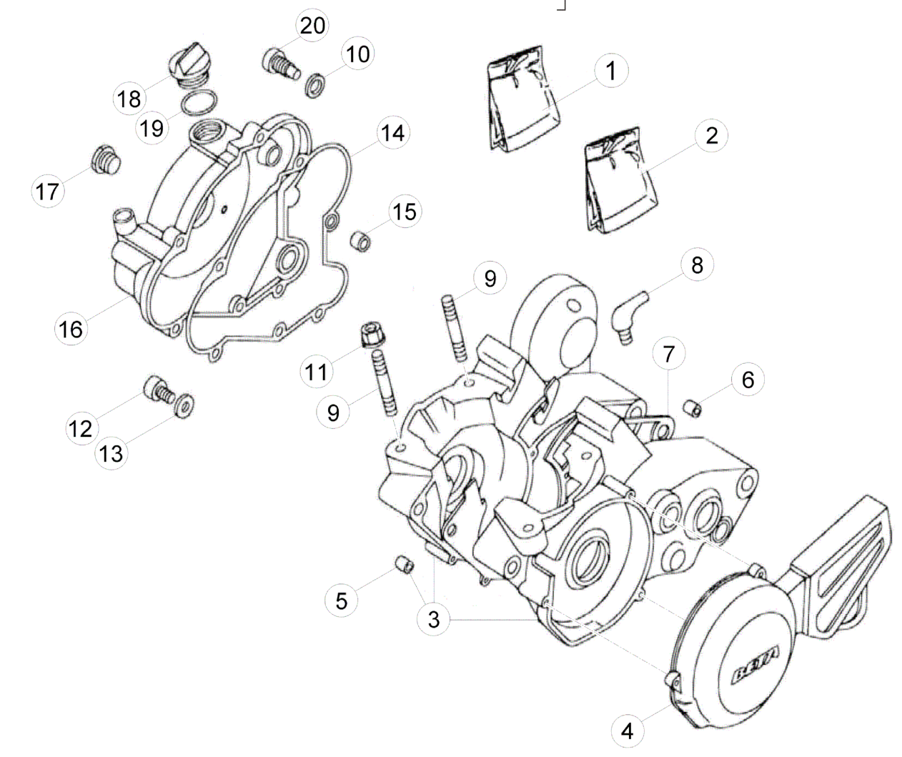 CRANKCASE CARTER