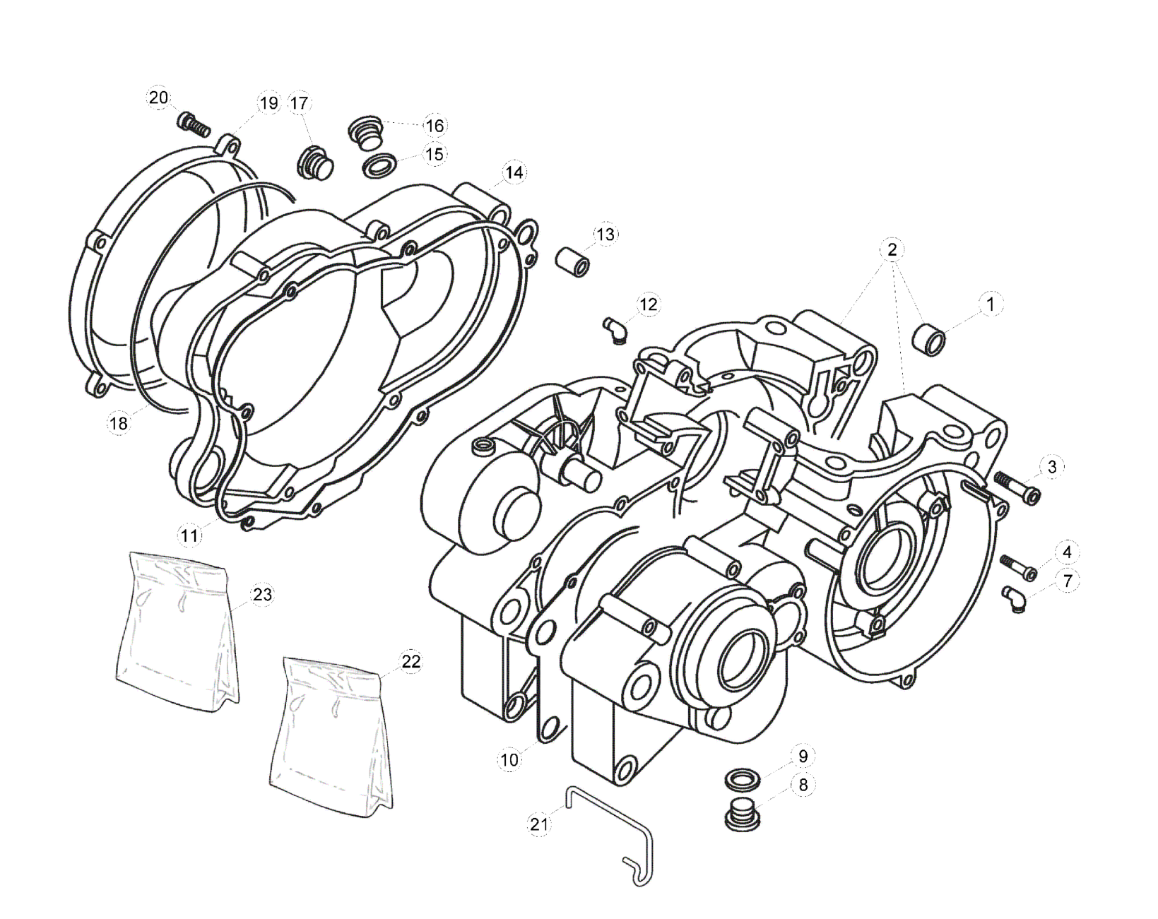 CRANKCASE CARTER