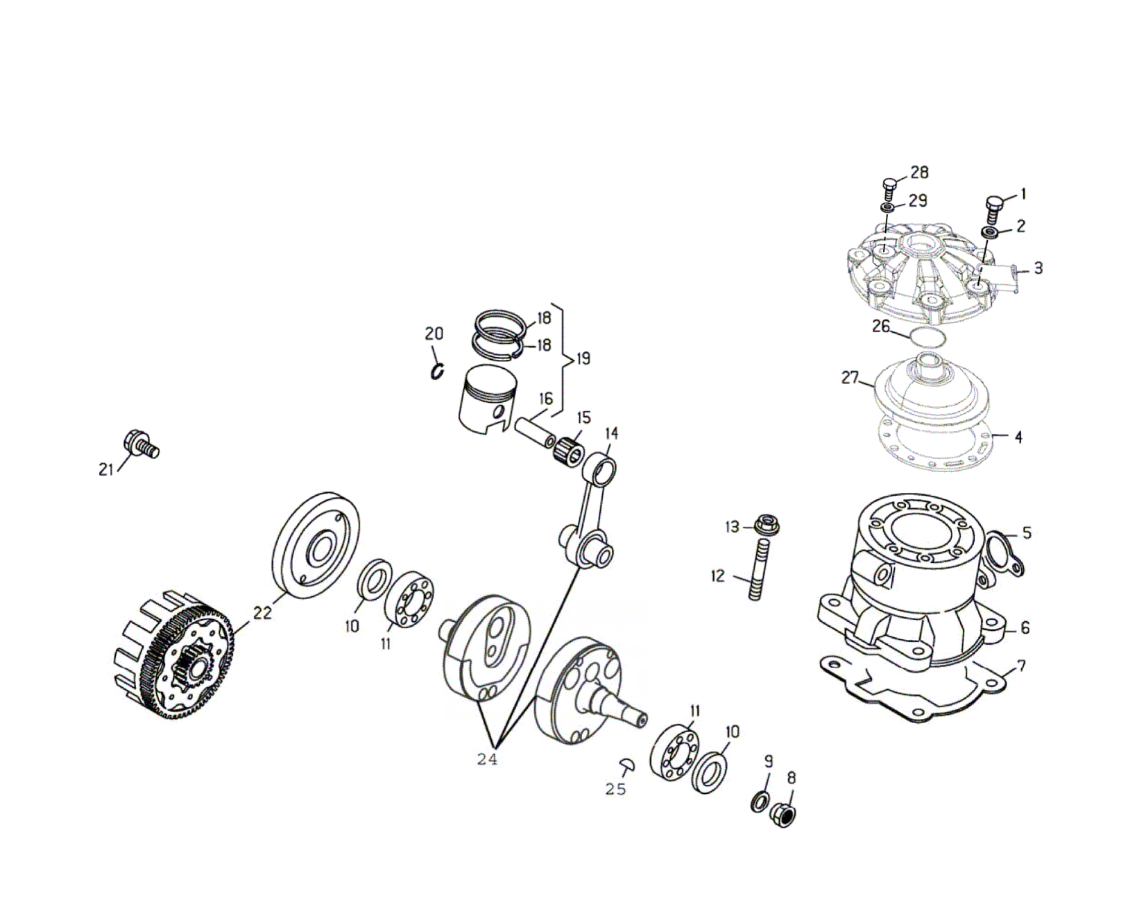 CRANKSHAFT - CYLINDER