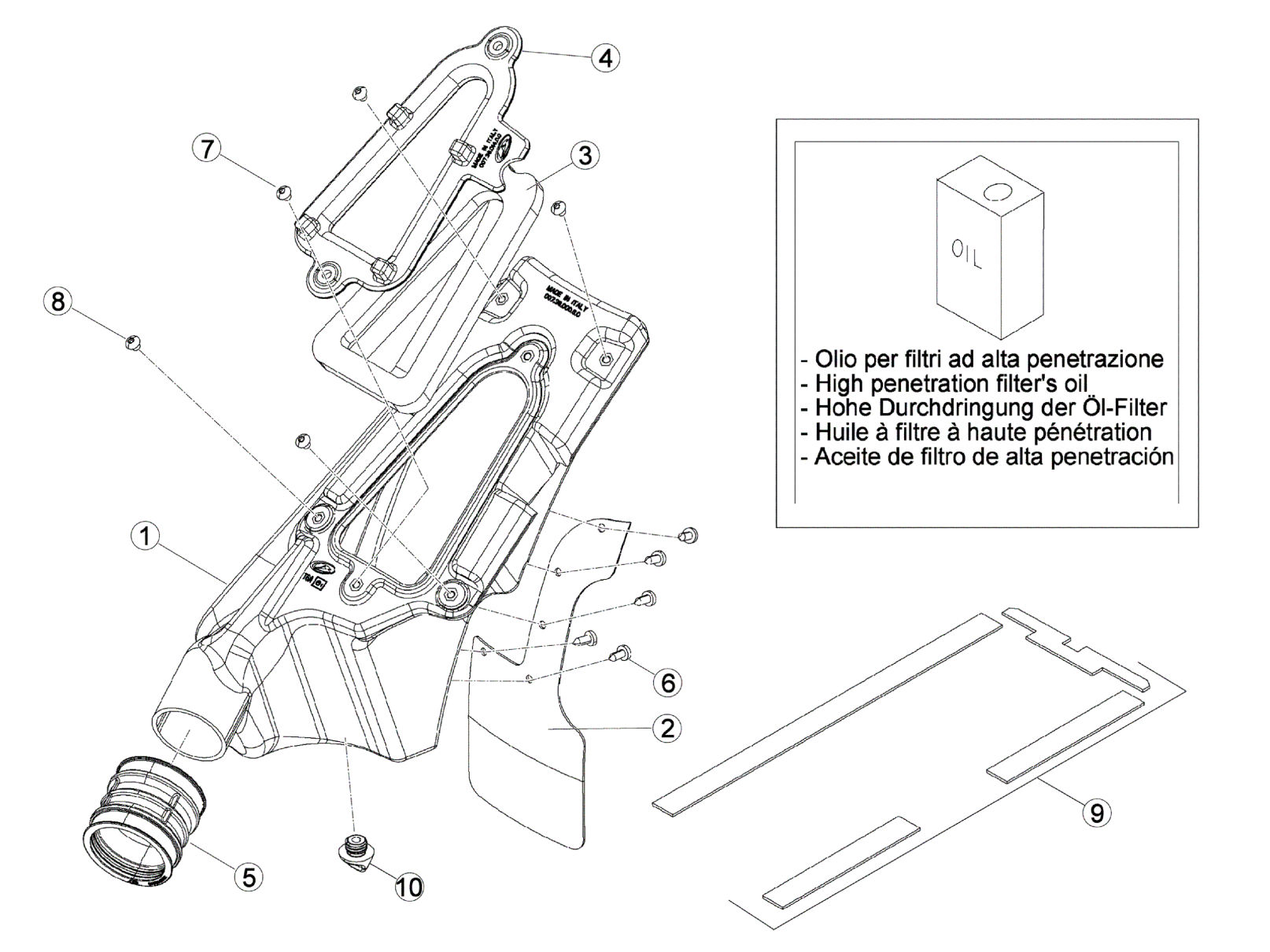 AIR BOX - REAR FENDER