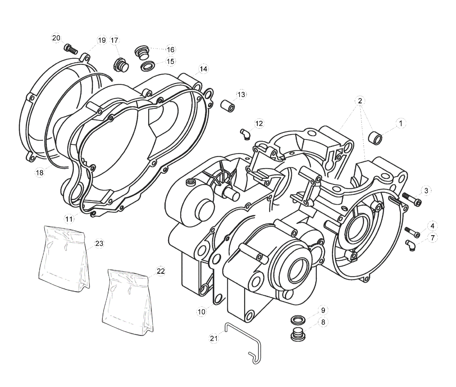 CRANKCASE CARTER