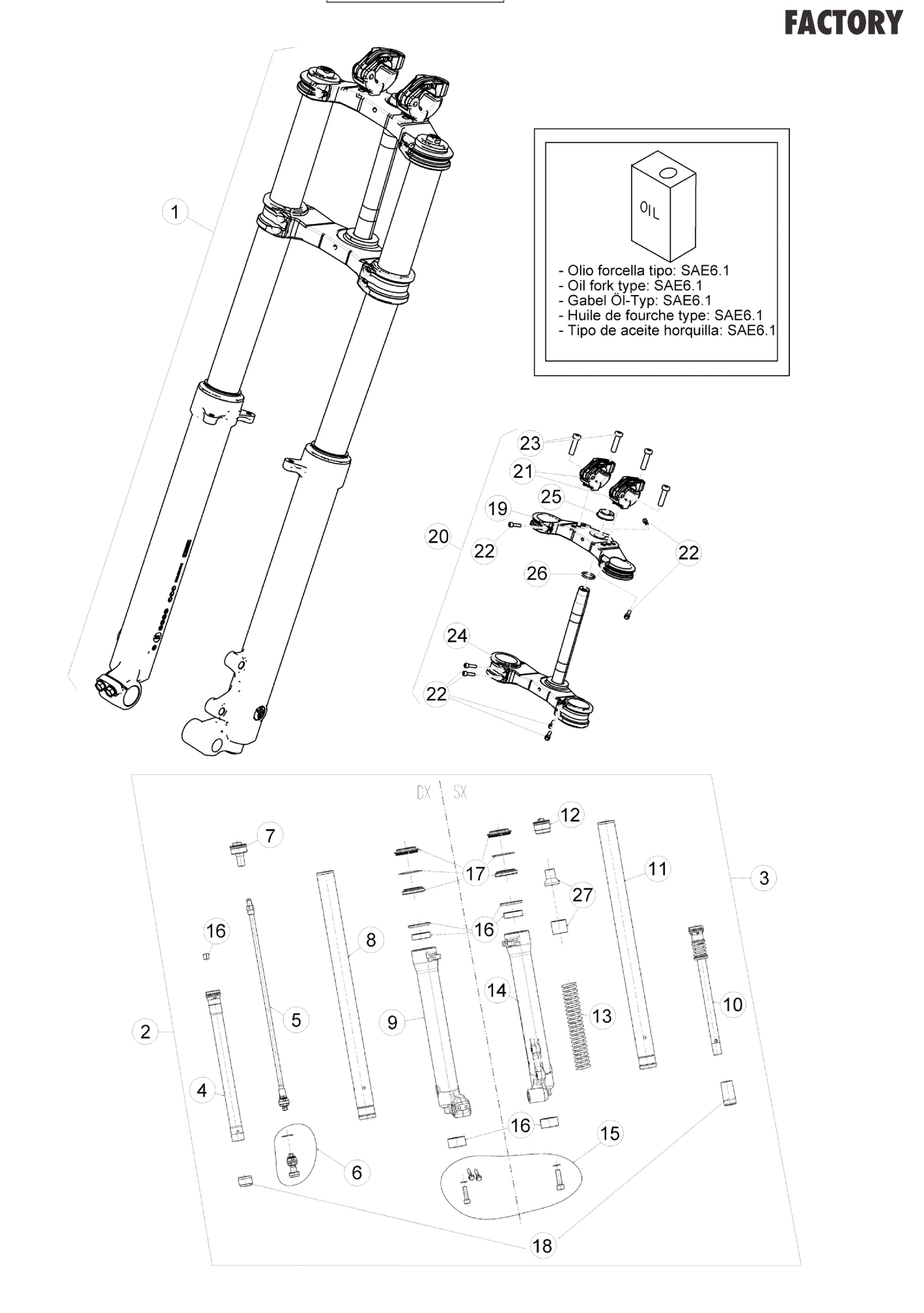 FRONT FORK (RACE)