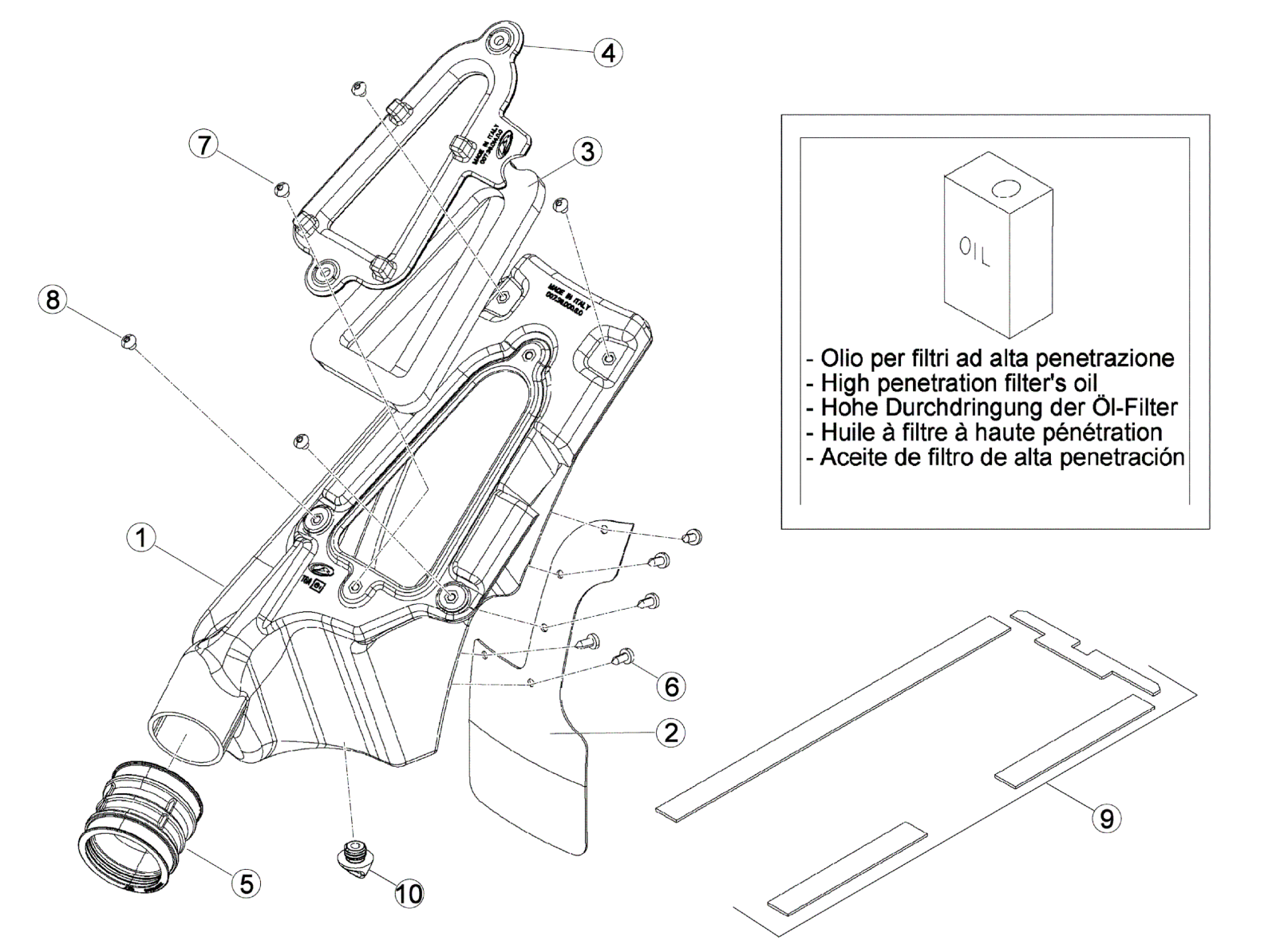 AIR BOX - REAR FENDER