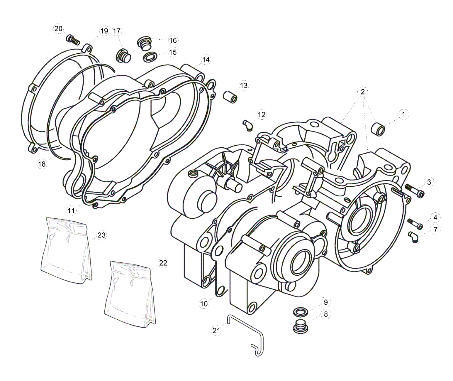 CRANKCASE CARTER