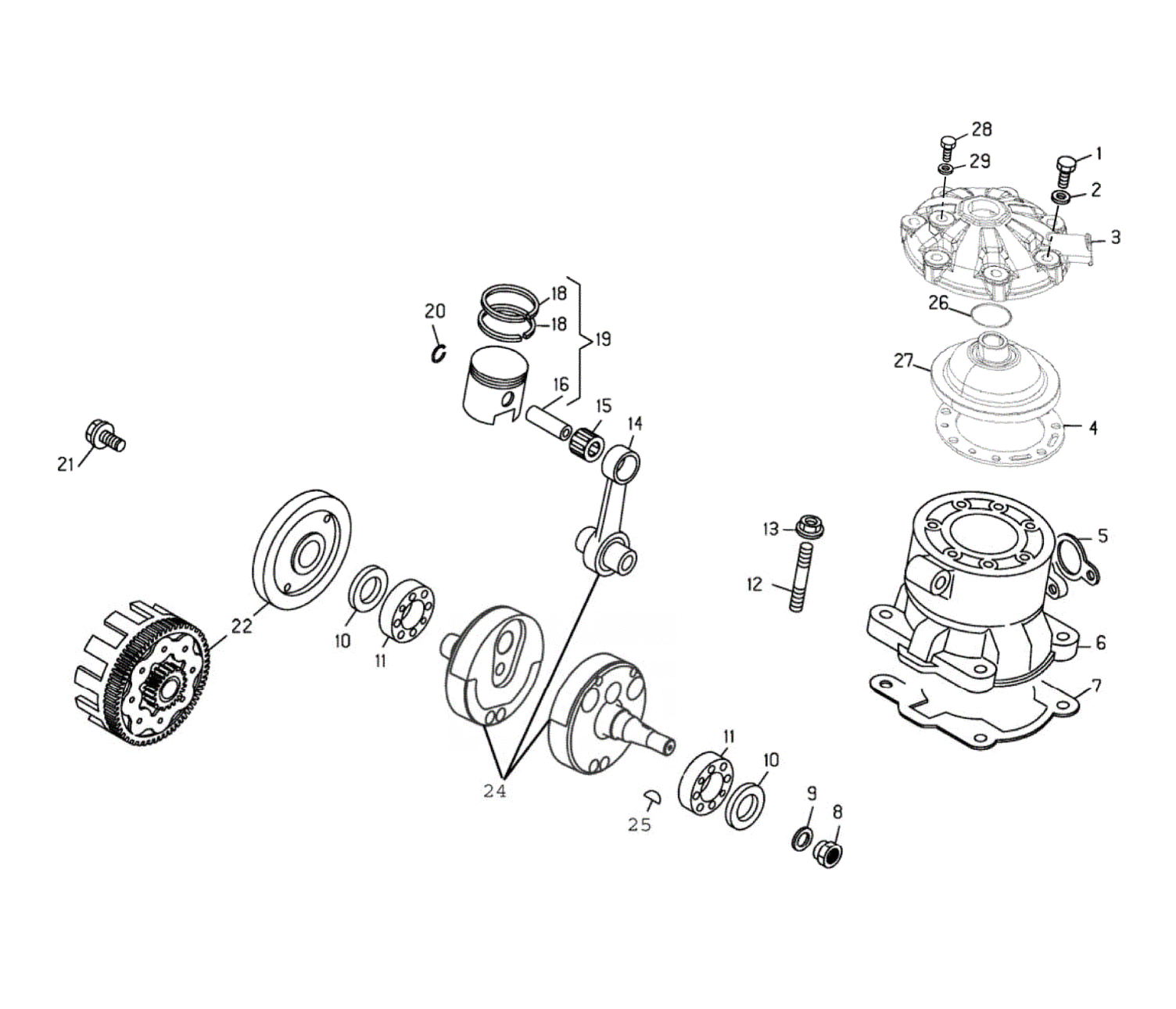 CRANKSHAFT - CYLINDER