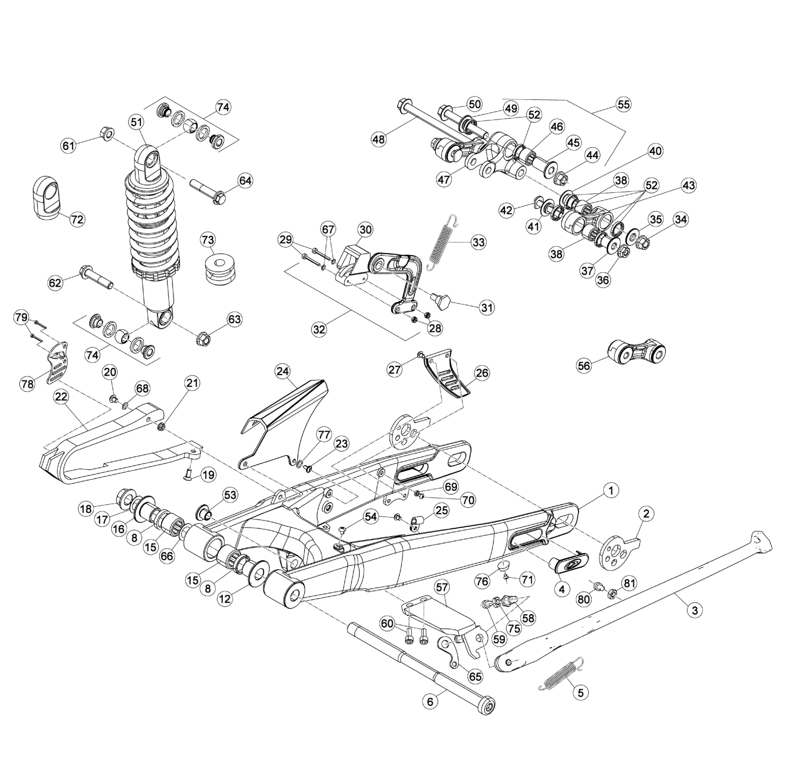 REAR SWING ARM