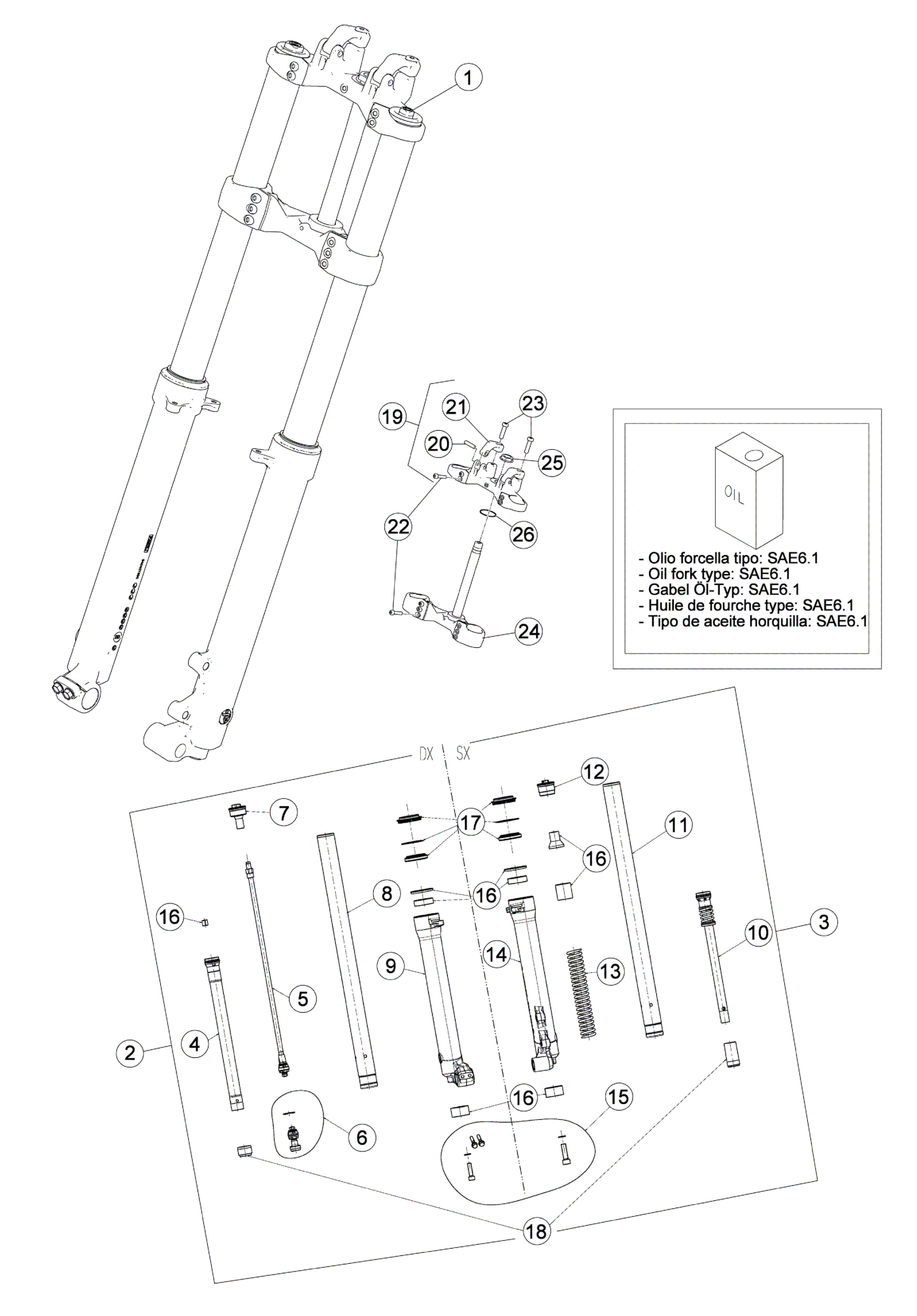 FRONT FORK (STD)