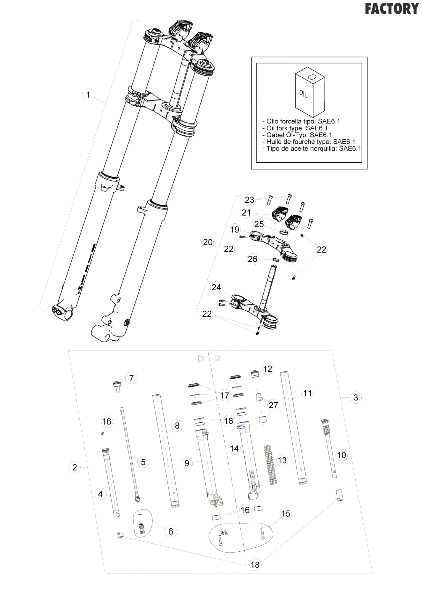 FRONT FORK (RACE)