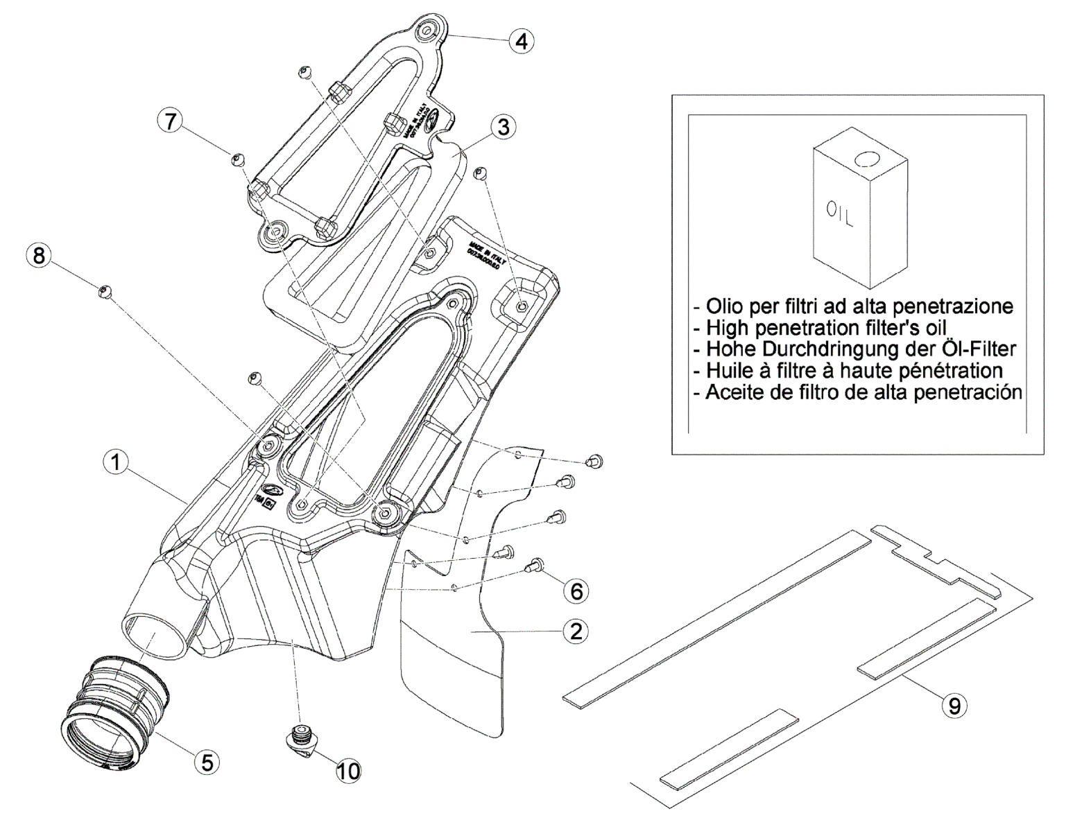 AIR BOX - REAR FENDER