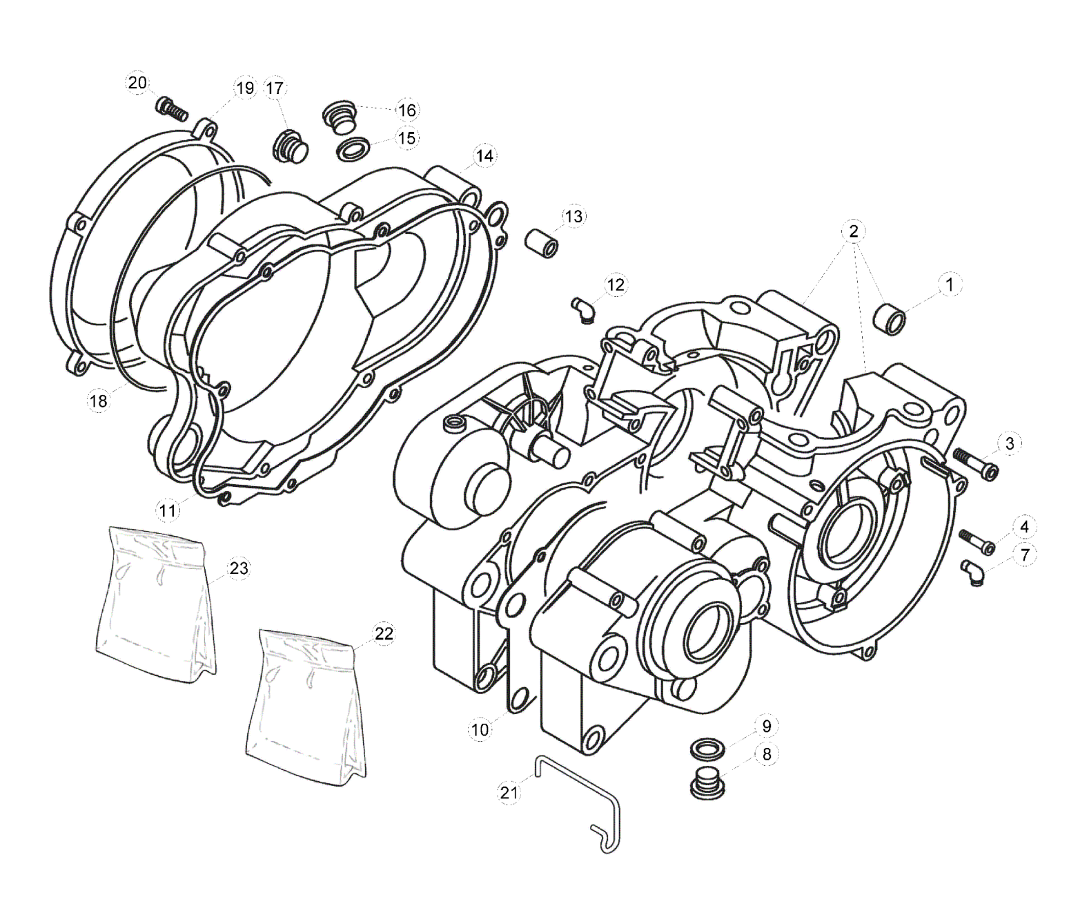 CRANKCASE CARTER