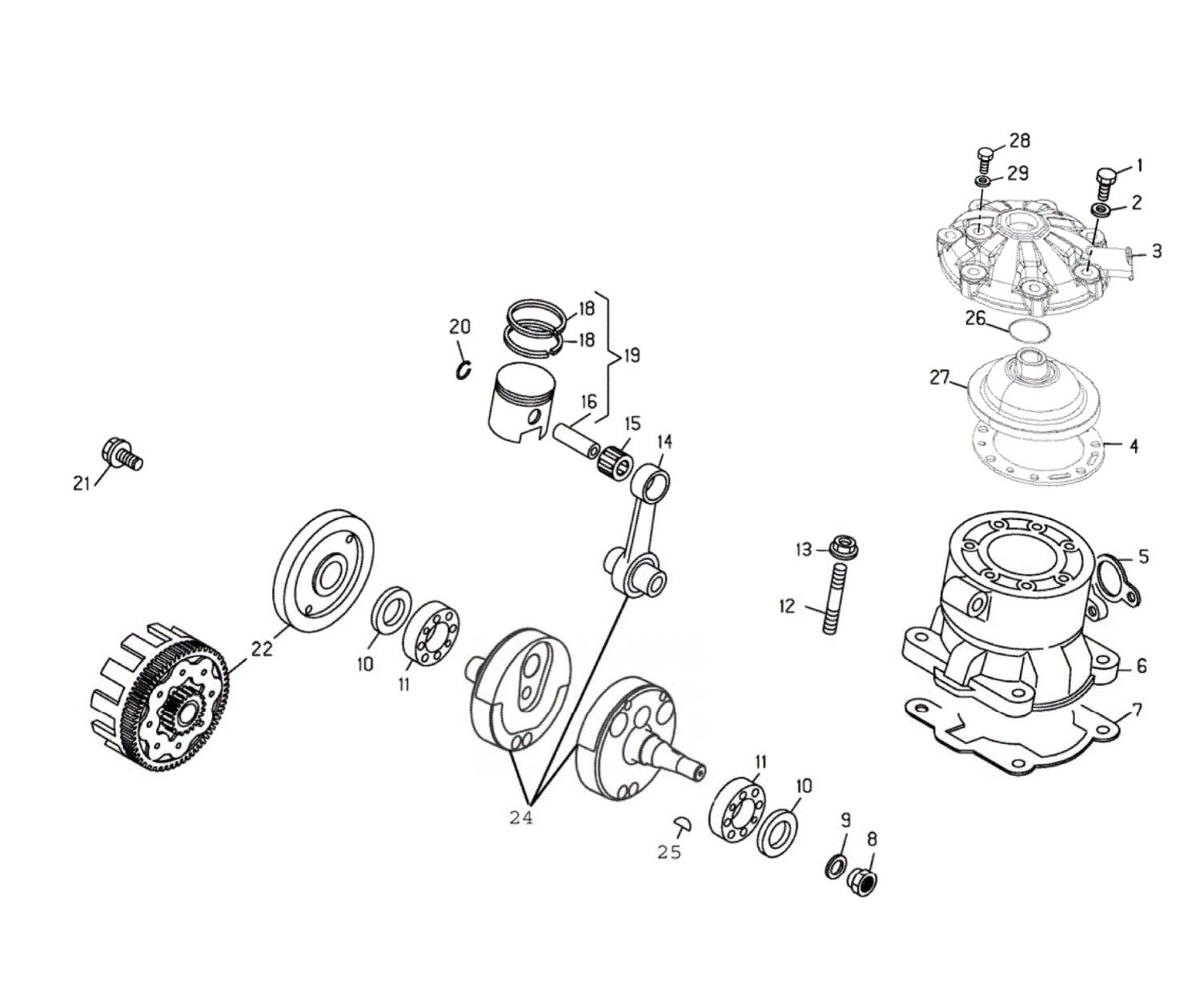 CRANKSHAFT - CYLINDER