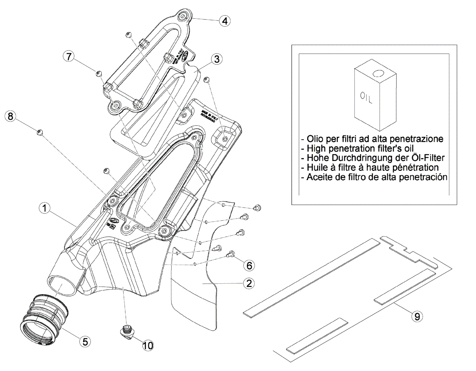 AIR BOX - REAR FENDER