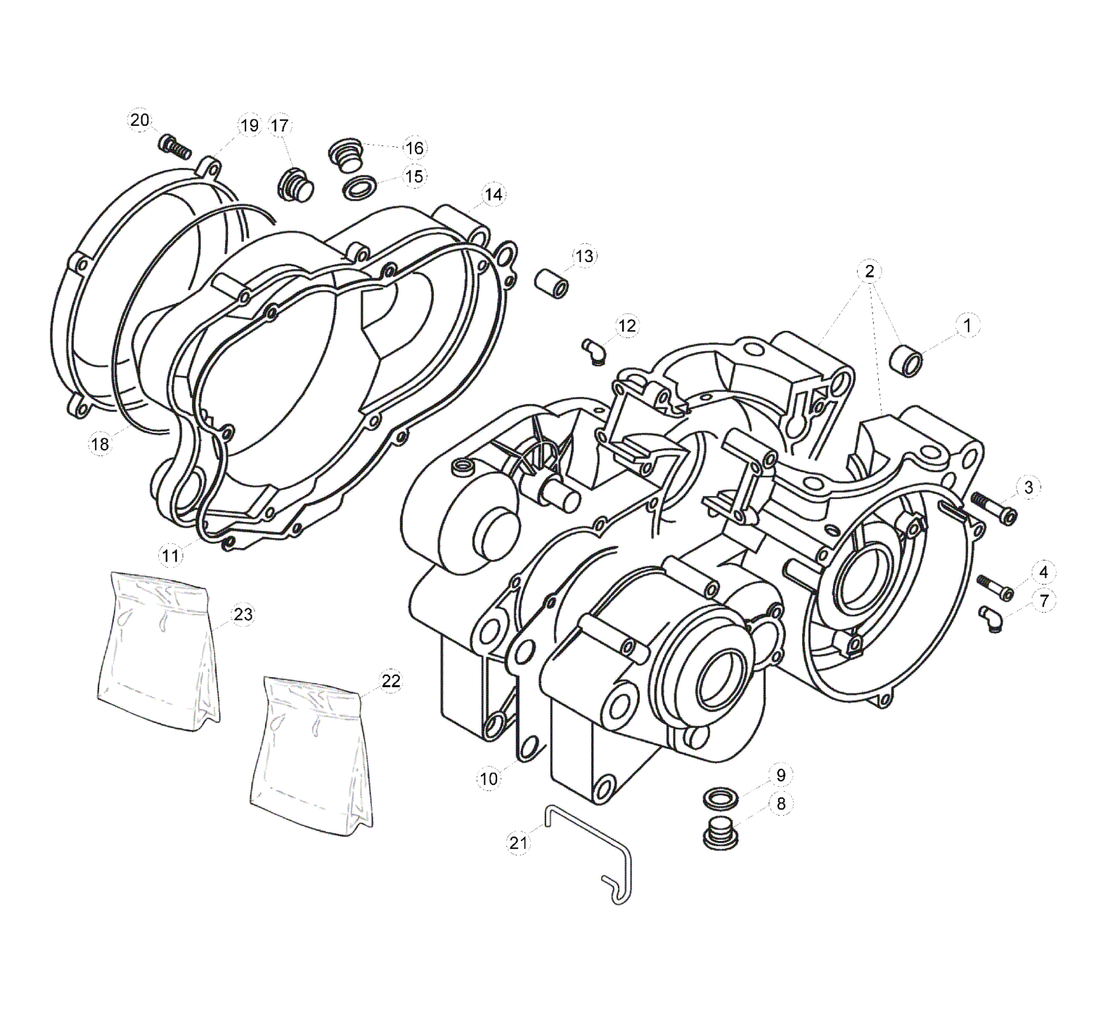 CRANKCASE CARTER