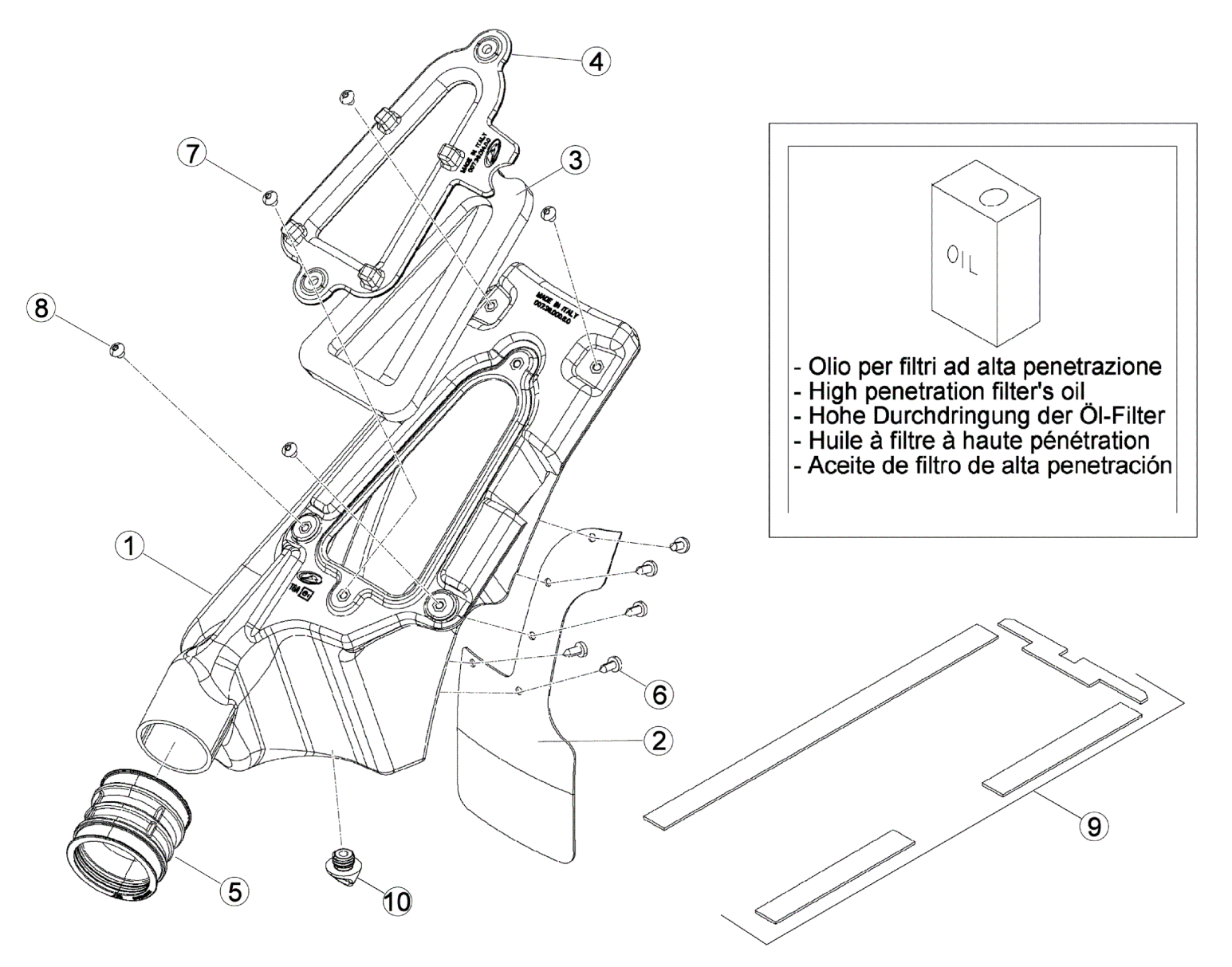 AIR BOX - REAR FENDER