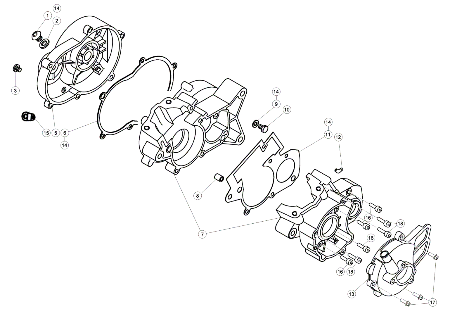 CRANKCASE CARTER