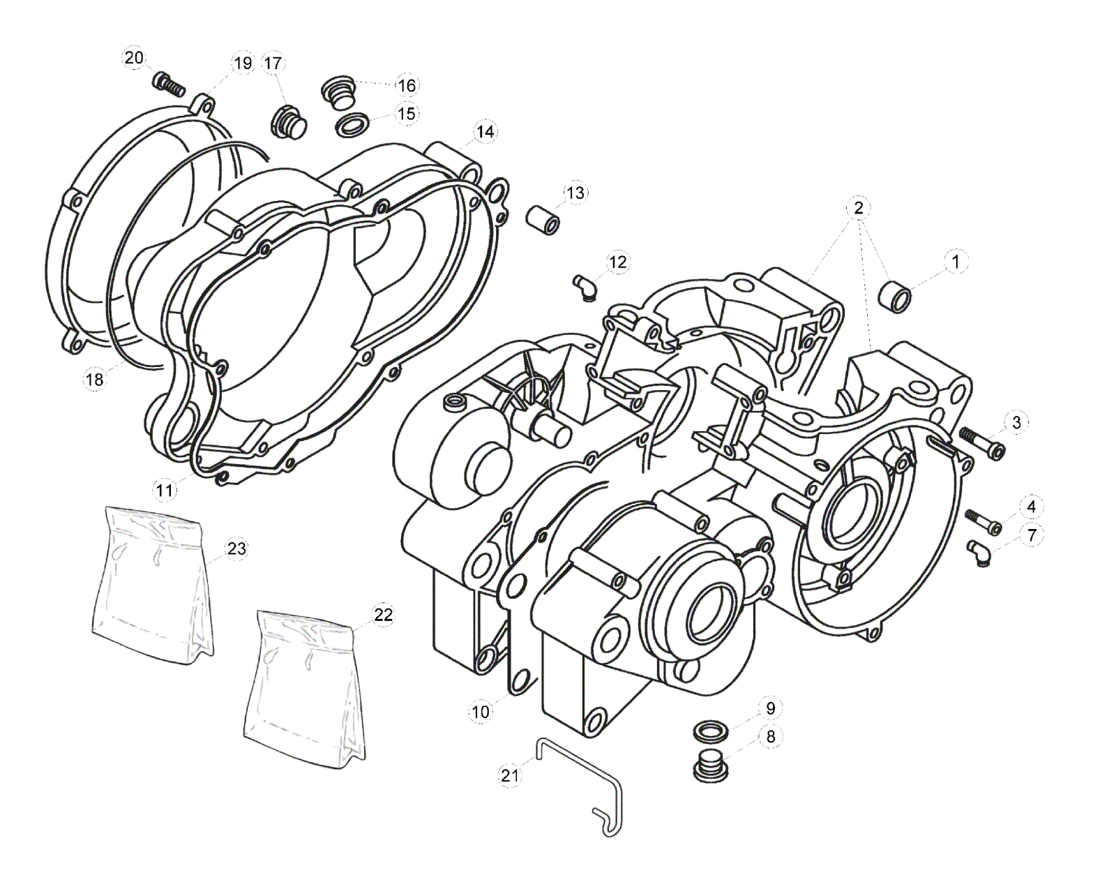 CRANKCASE CARTER