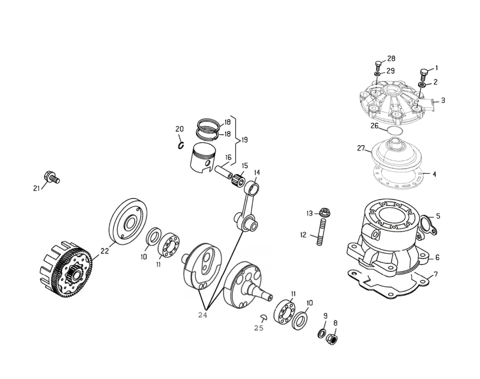 CRANKSHAFT - CYLINDER