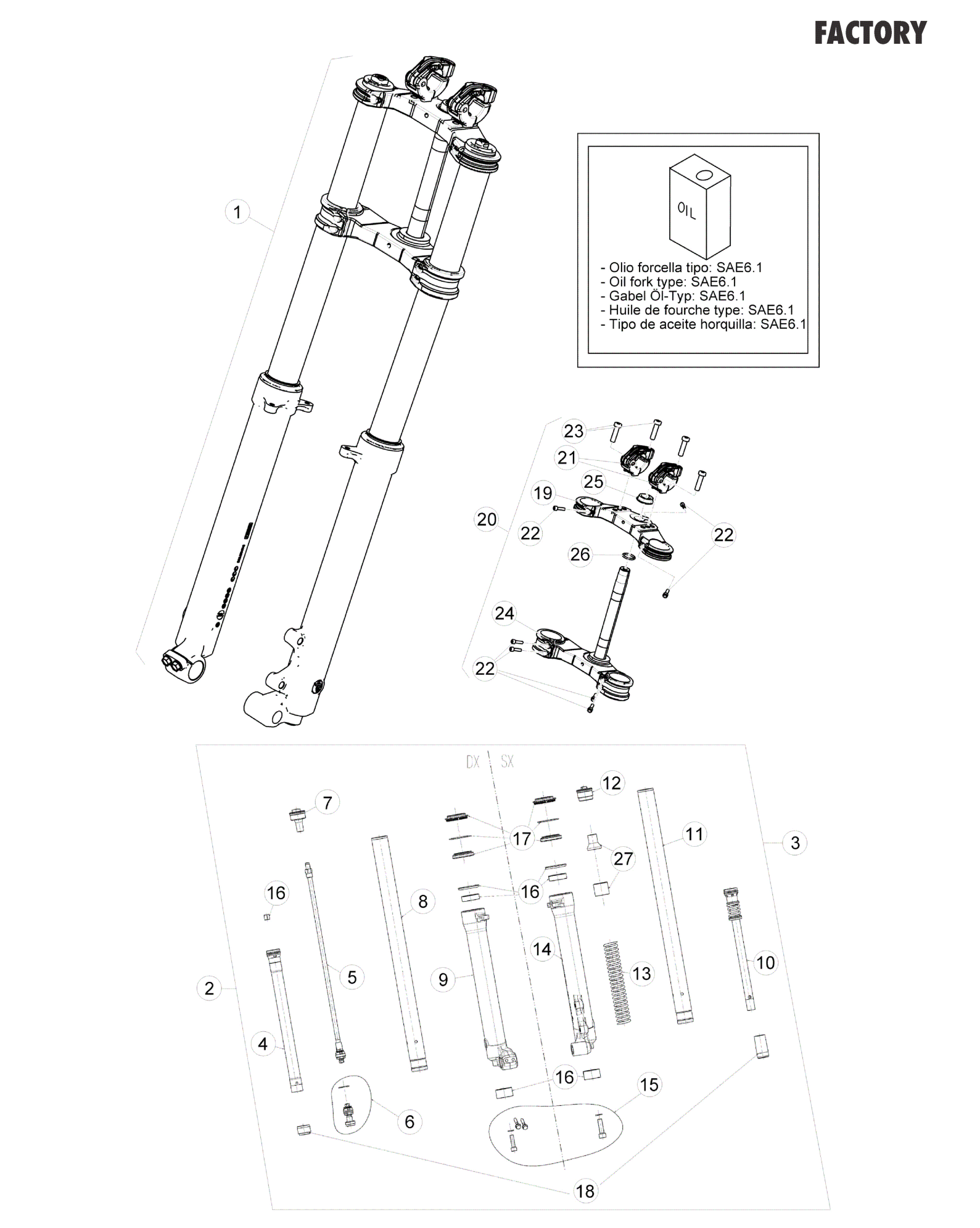 FRONT FORK (RACE)