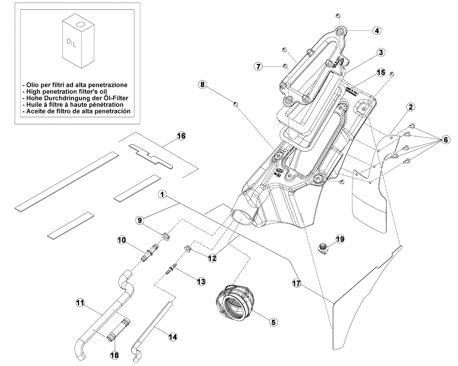 AIR BOX - REAR FENDER