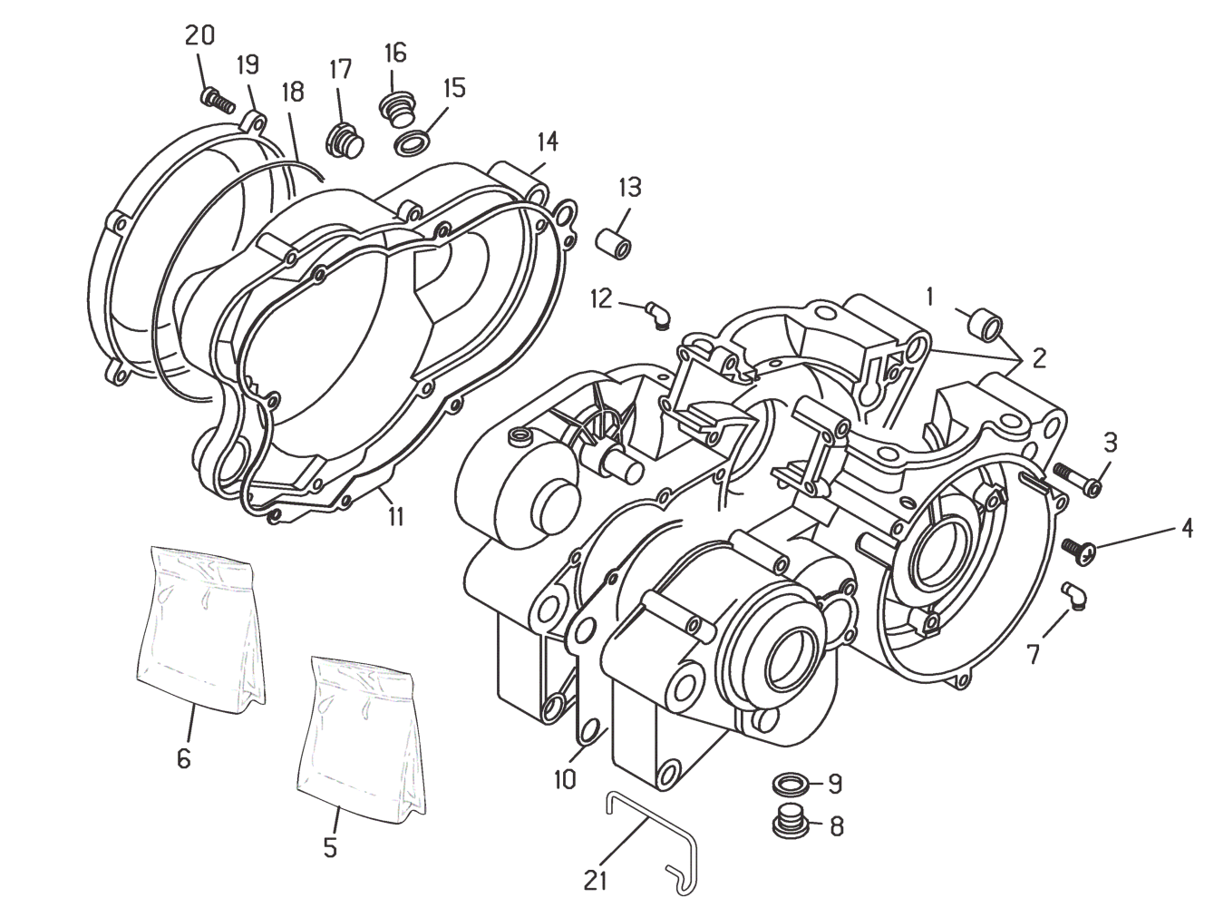 CRANKCASE CARTER
