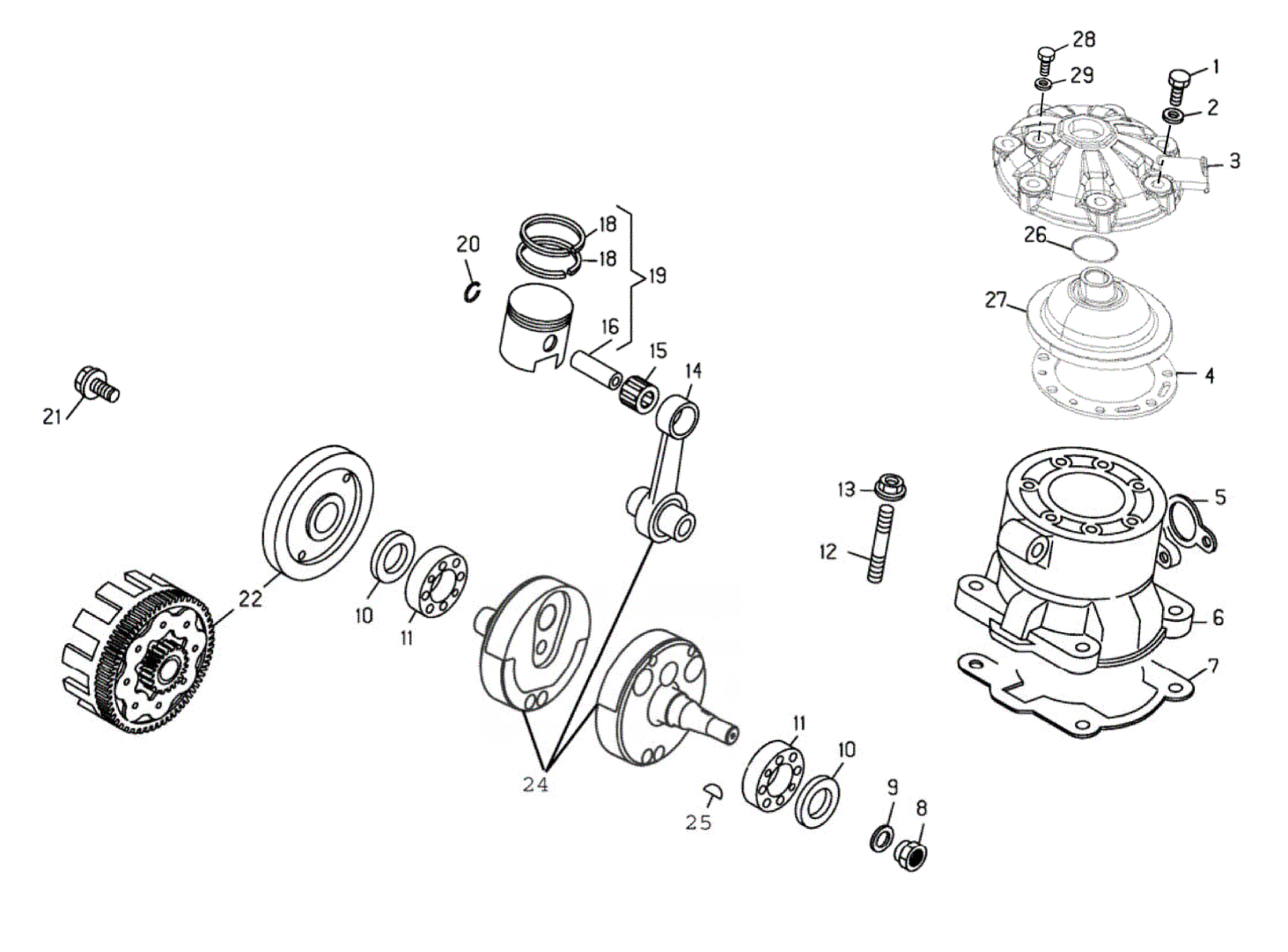CRANKSHAFT - CYLINDER