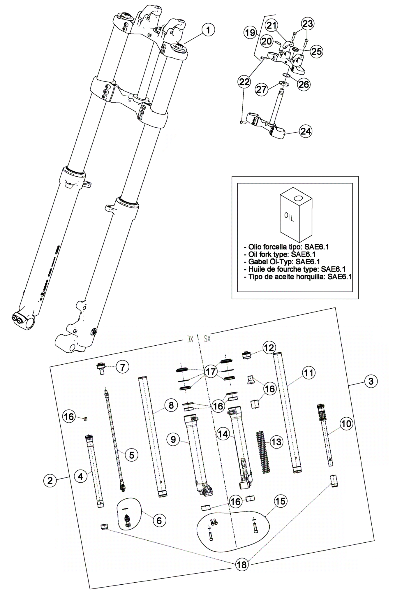 FRONT FORK (STD)